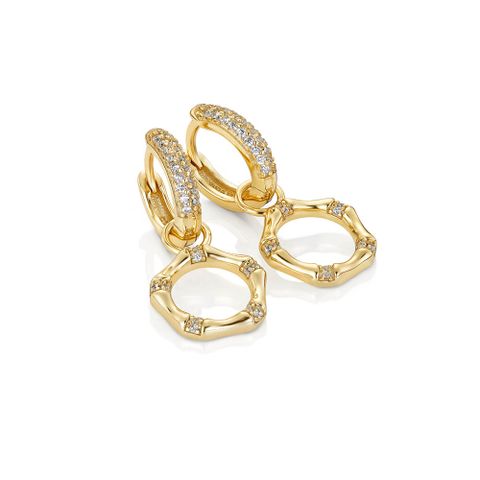 Øredobber 925 Forgylt Sølv