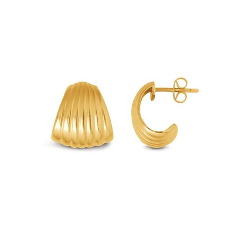 Eleanor Øredobber 925 Forgylt Sølv