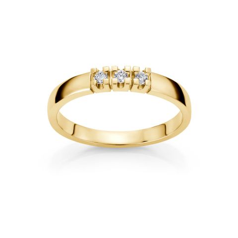 Alliansering 585 Gult Gull 0,30 ct