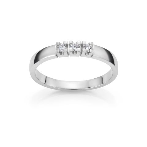 Alliansering 585 Hvitt Gull 0,21 ct