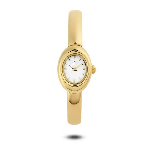 Belle Oval Petite Bangle Watch Gold 18,5x26 mm Large