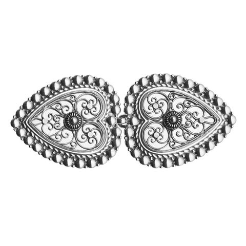 Beltespenne 830 Oksidert Sølv