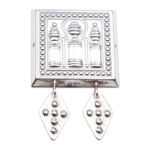 Beltestøl Nordmøre 830 Oksidert Sølv