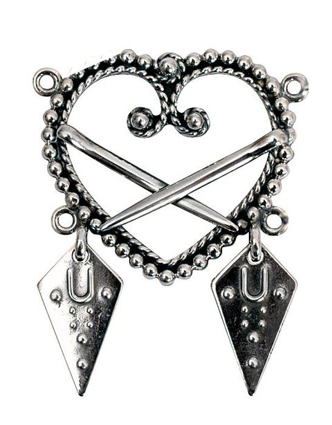 Beltestøl Østfold 830 Oksidert Sølv