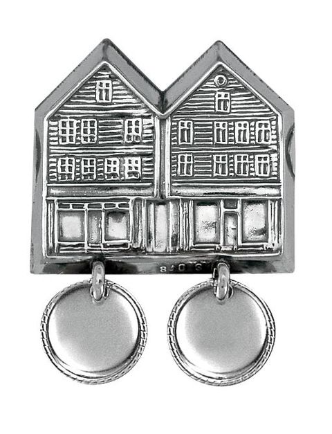 Beltestøl Bryggen 830 Oksidert Sølv