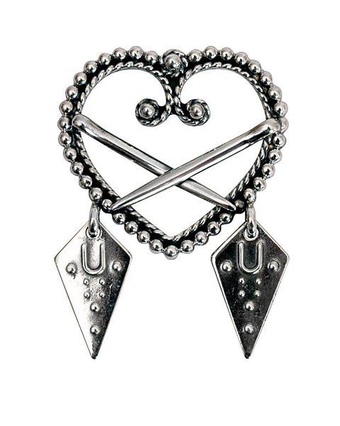 Beltestøl Østfold 830 Oksidert Sølv