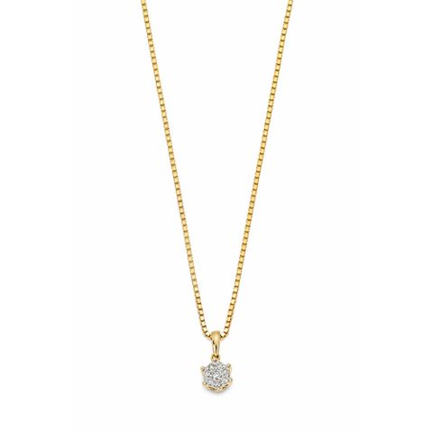 VICTORIA Diamantsmykke 375 Gult Gull 0,06 ct