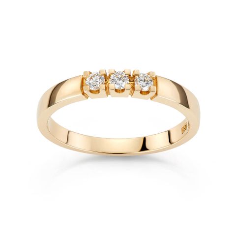 Alliansering 585 Gult Gull 0,15 ct.