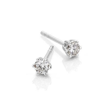 Aurora Diamantøredobber 585 Hvitt Gull 0,24 ct.