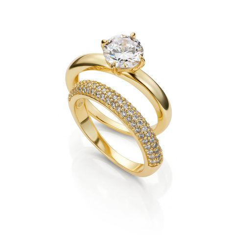 Ring 925 Forgylt Sølv