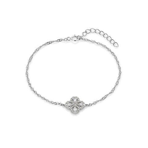 Armbånd Kløver 925 Sølv