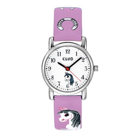 Barneklokke Hest Lilla 27 mm