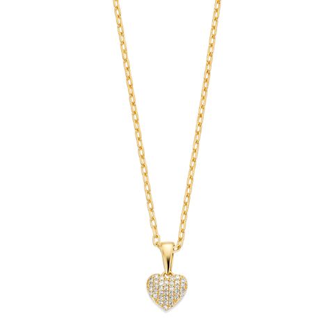 JOSEFINE Diamantsmykke 375 Gult Gull 0,07 ct