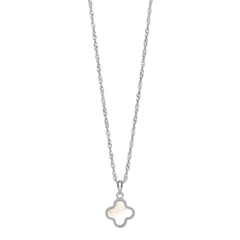Halssmykke Kløver 925 Sølv