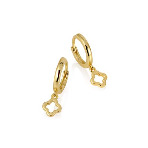 Øreringer 925 forgylt sølv