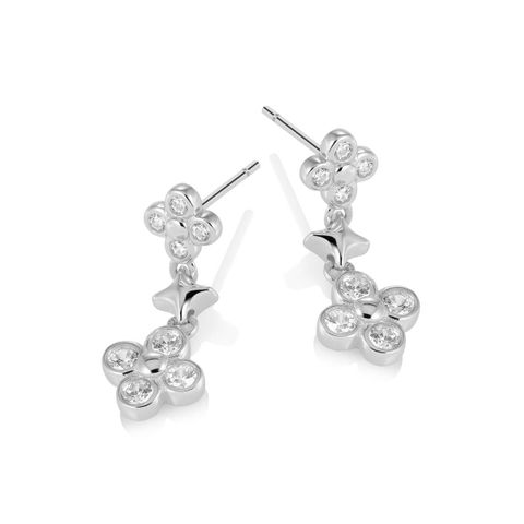 Øredobber Blomst 925 Sølv