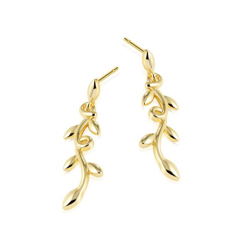 Øredobber 925 Forgylt Sølv