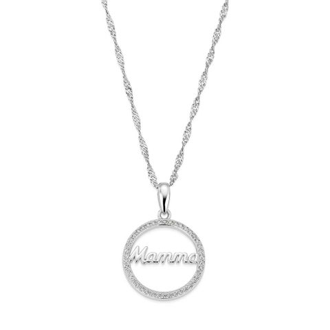 Halssmykke Mamma 925 Sølv