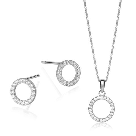 Smykkesett 925 Sølv
