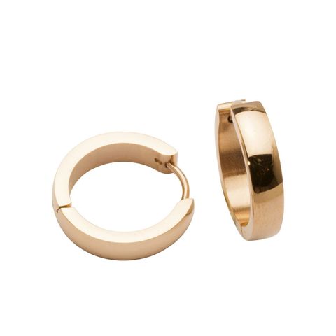 HEDDA Øreringer Gullfarget Stål