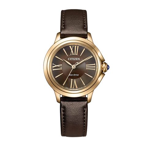 New Round 33 mm Brun