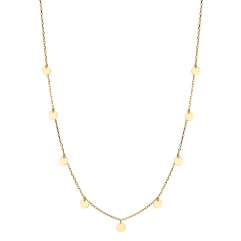 ANDRINE Halskjede 375 Gult Gull
