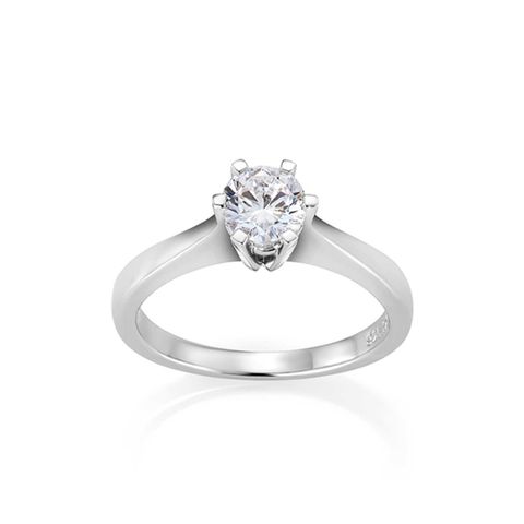 Helene Diamantring 585 Hvitt Gull 0,80 ct
