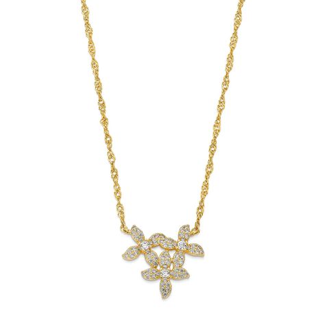 Halssmykke 925 Forgylt Sølv