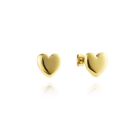 Love Gold Studs Medium
