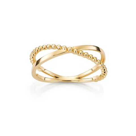 Ring 375 gult gull