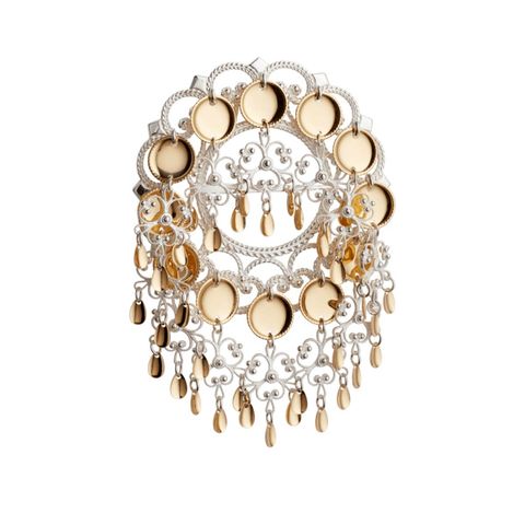 Sølje Sunnmøre 830 Hvitt Forgylt Sølv