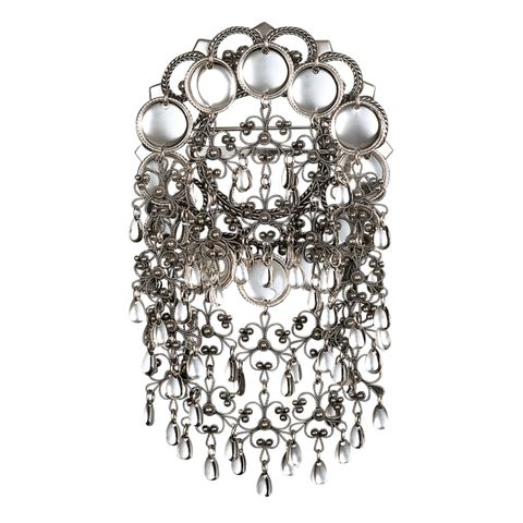 Sølje Trådkantløv 830 Oksidert Sølv