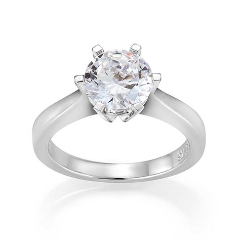 Helene Diamantring 585 Hvitt Gull 2,00 ct.