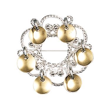 Barnesølje 830 Hvit Forgylt Sølv