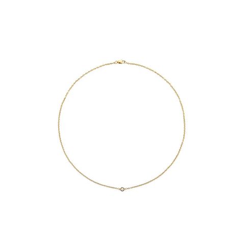 Thin Sparkle Gold Necklace